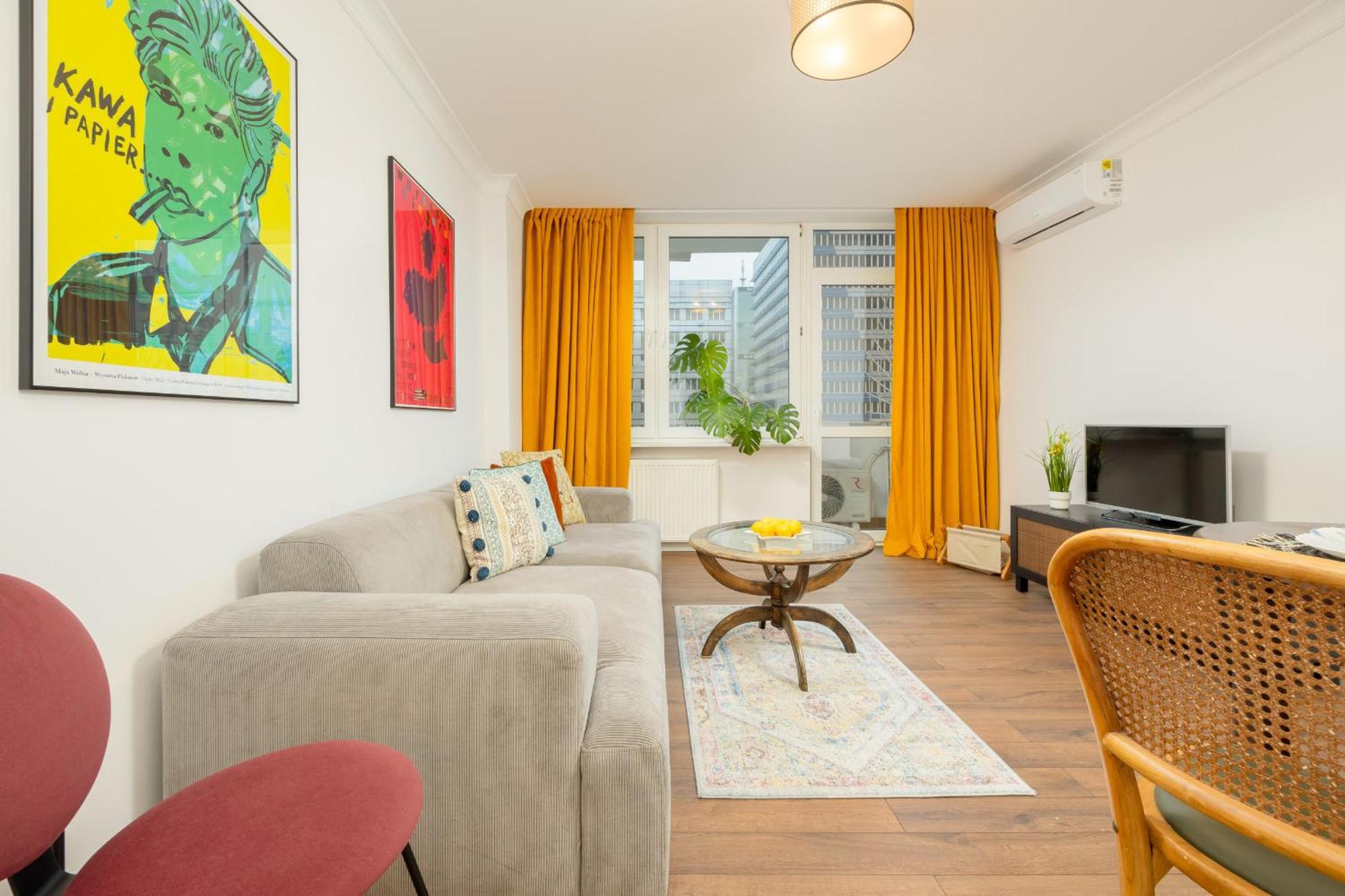 Marszalkowska Stylish Apartment With Balcony Warsaw Center By Noclegi Renters Экстерьер фото